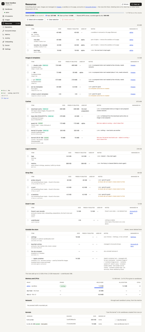 The Resources page